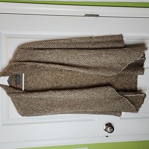 Wooden Ships Mohair Wool Blend Waterfall Drape Open Front Cardigan Small/Medium